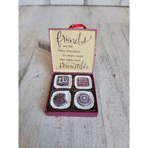 Hallmark friends are like fancy chocolates it's what's inside that makes them ir